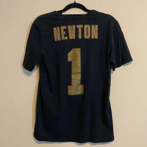 Nike Cam Newton #1 Carolina Panthers Salute to Service Gold T-Shirt Men's Size M